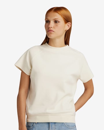 T-shirt G-Star RAW en beige : devant