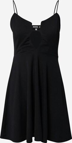 Missguided Лятна рокля 'Skater ' в черно: отпред