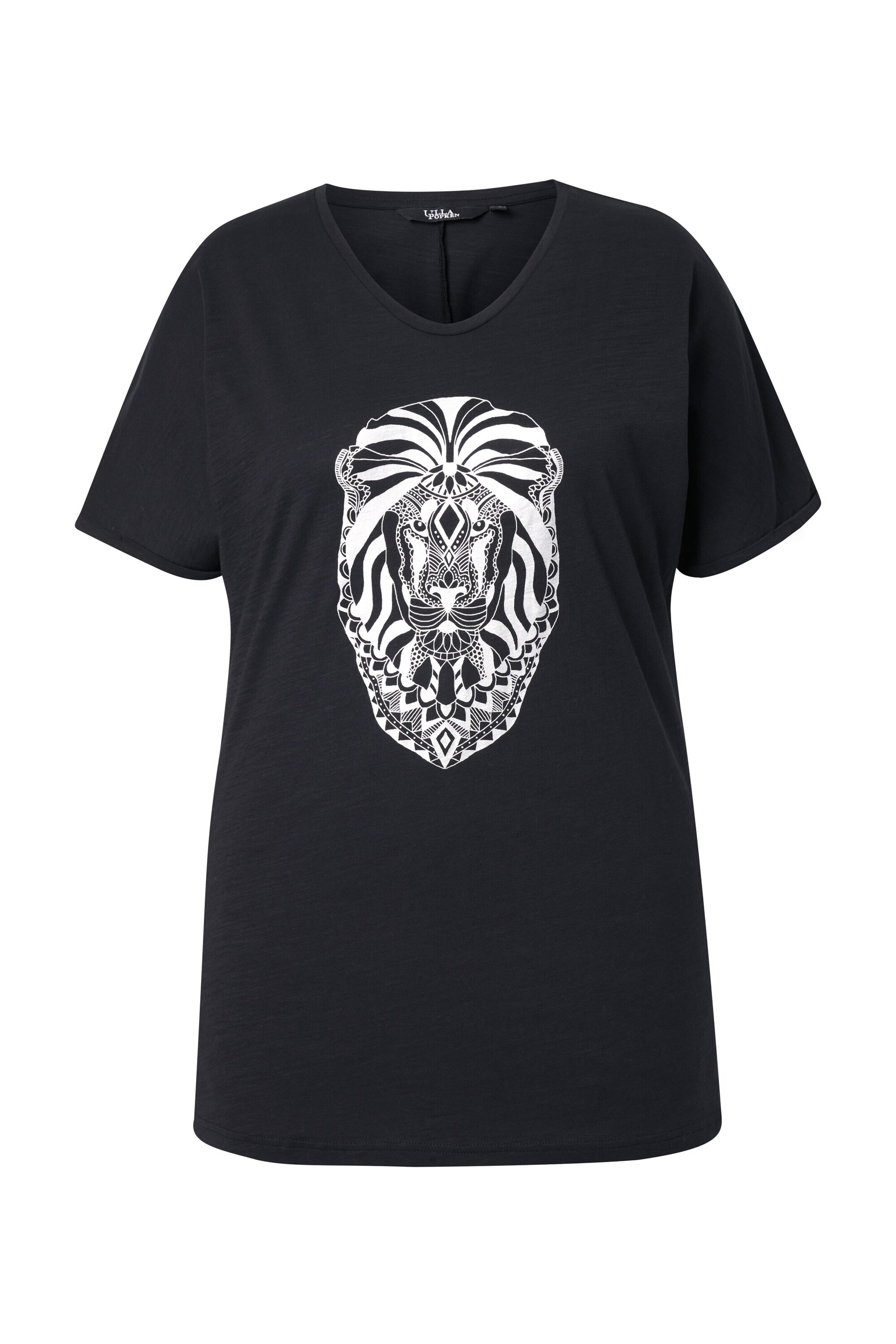 Ulla Popken Shirt in Black: front