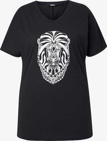 Ulla Popken Shirt in Black: front