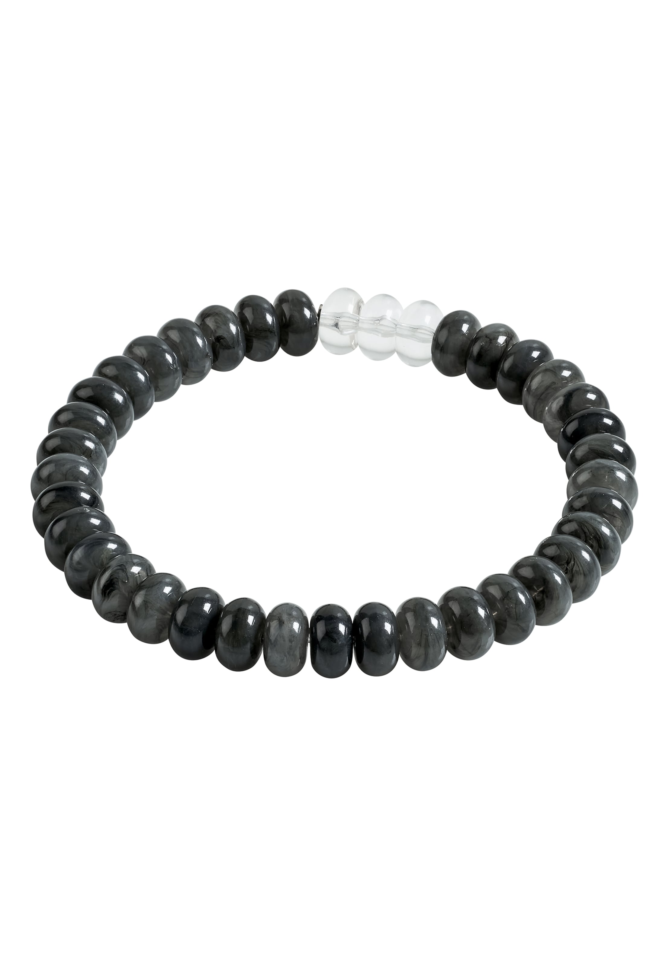 Pilgrim Fußschmuck 'Eclipse' in Schwarz: Vorderseite