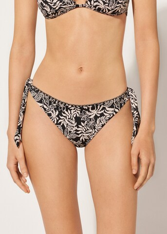 CALZEDONIA Bikini Bottoms in Black: front