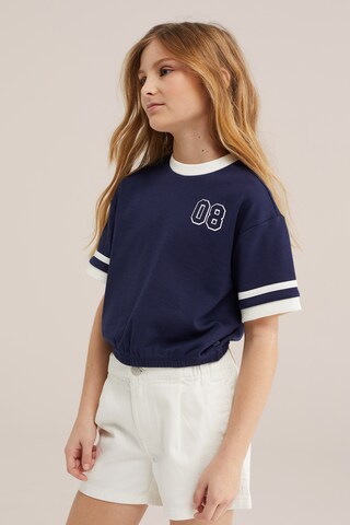 WE Fashion Koszulka w kolorze niebieski: przód