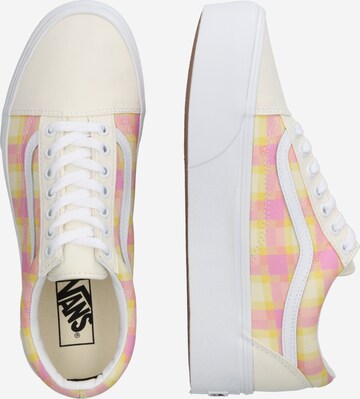 Baskets basses VANS en beige