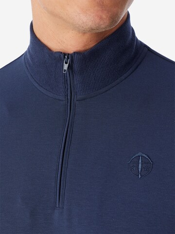 SCHIESSER Pyjama lang ' Selected Premium Warming ' in Blauw
