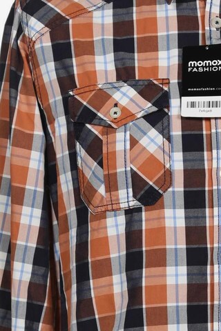 BASEFIELD Button Up Shirt in M in Orange