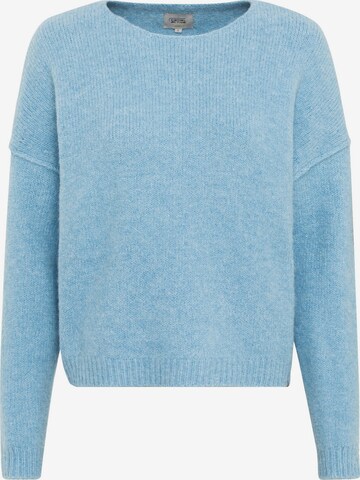 CAMEL ACTIVE Oversized Sweater in Blue: front