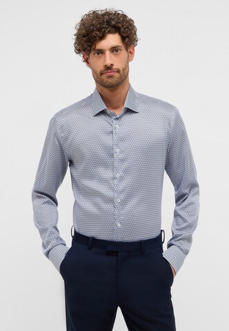 ETERNA Slim fit Business shirt in Blue: front
