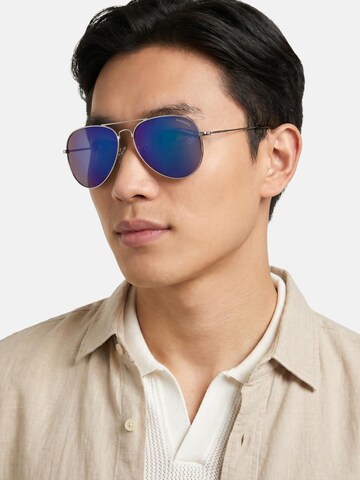 Occhiali da sole 'Occhiali da Sole Navigare Aviator Calibro 58 - Protezione UV Cat.3' di Navigare in blu