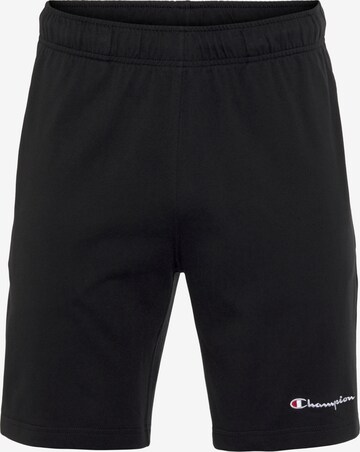 Champion Authentic Athletic Apparel Regular Workout Pants in Black: front