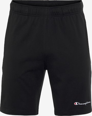 Champion Authentic Athletic Apparel Regular Спортен панталон в черно: отпред