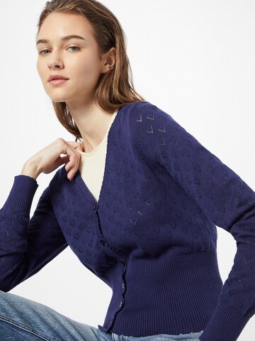 King Louie Strickjacke 'Cardi' in Blau