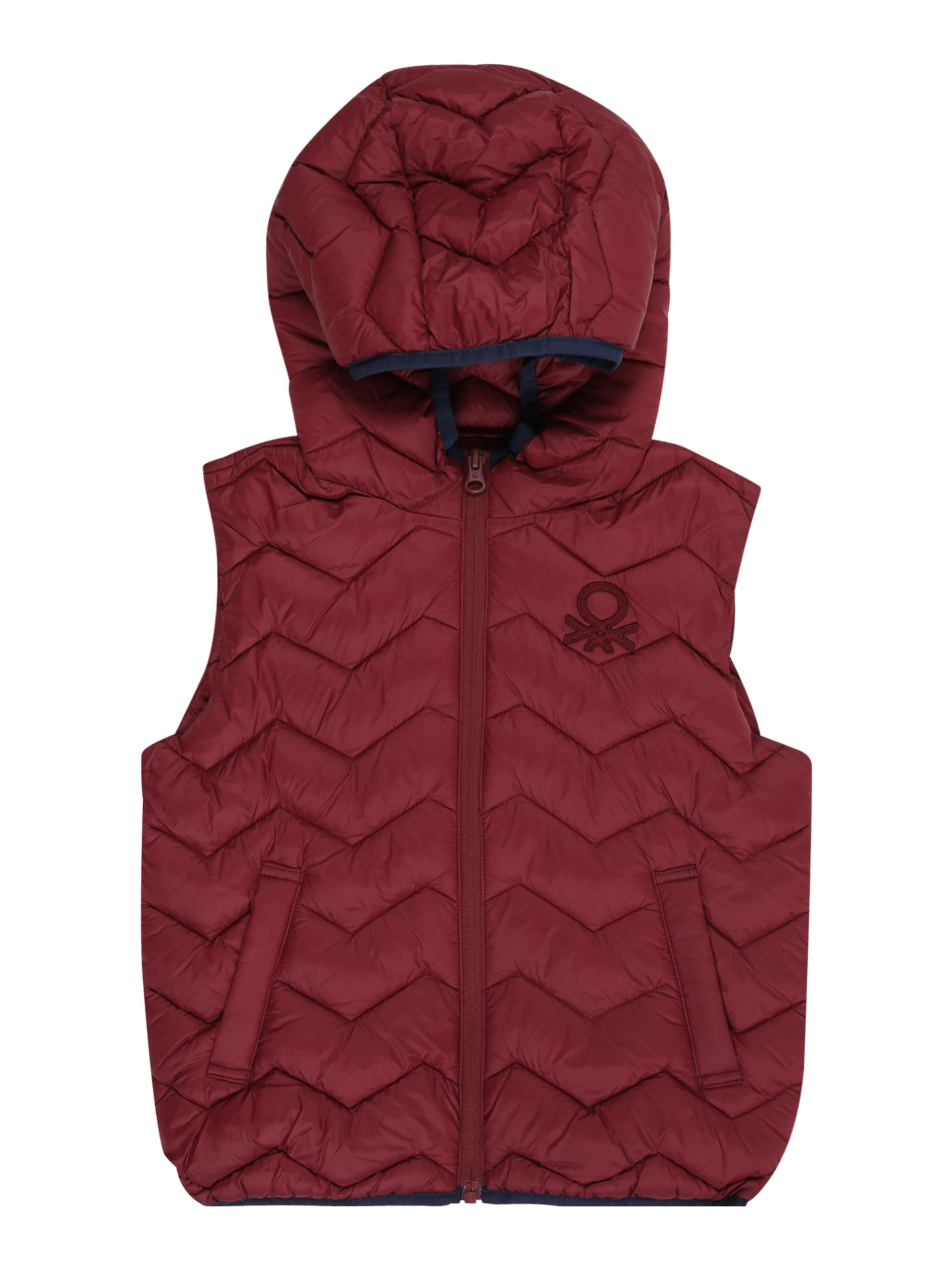Gilet di UNITED COLORS OF BENETTON in rosso: frontale