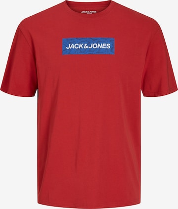 JACK & JONES Majica | rdeča barva: sprednja stran