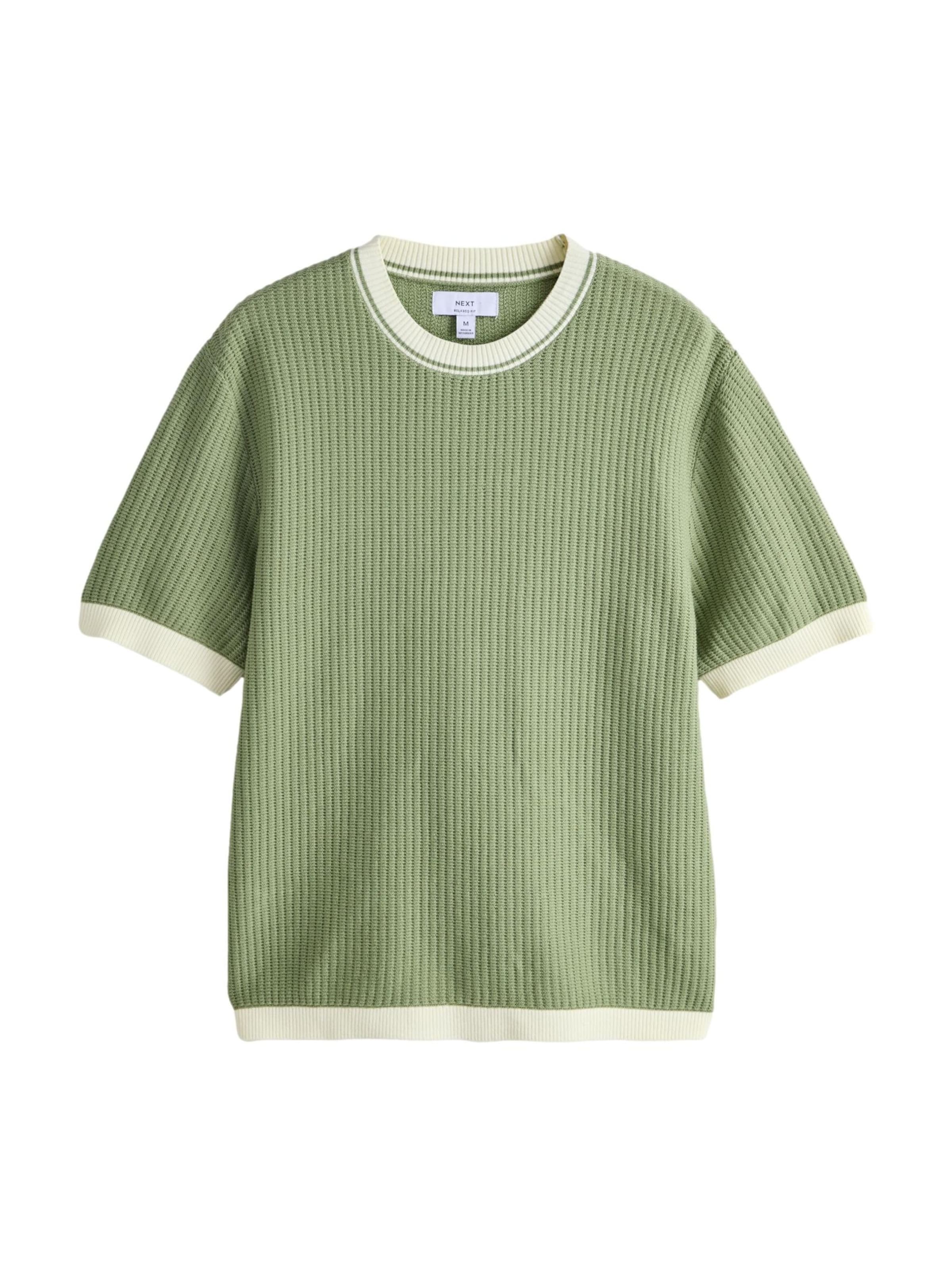 Next Sweater in S in Green / Natural white, Item view