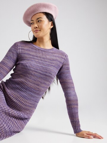 Robes en maille 'MANIFI' sessun en violet