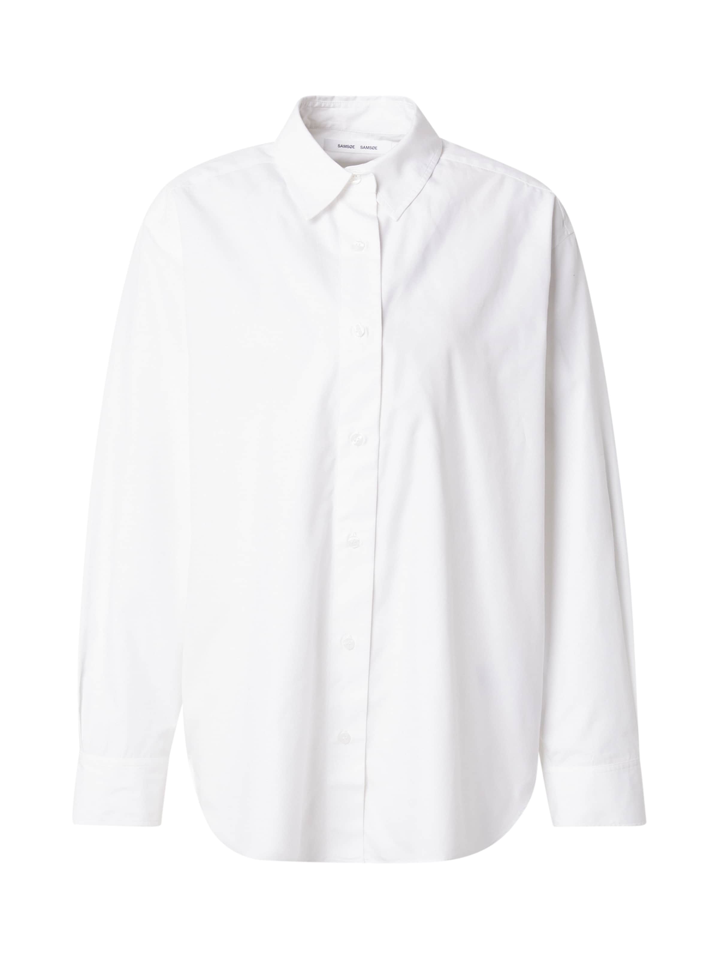 Chemisier 'Salovar' Samsøe Samsøe en blanc : devant