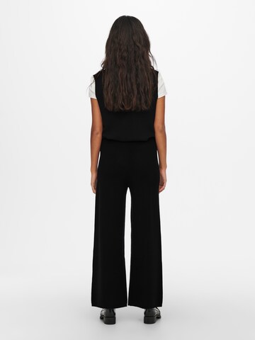 ONLY Wide leg Broek 'New Dallas' in Zwart