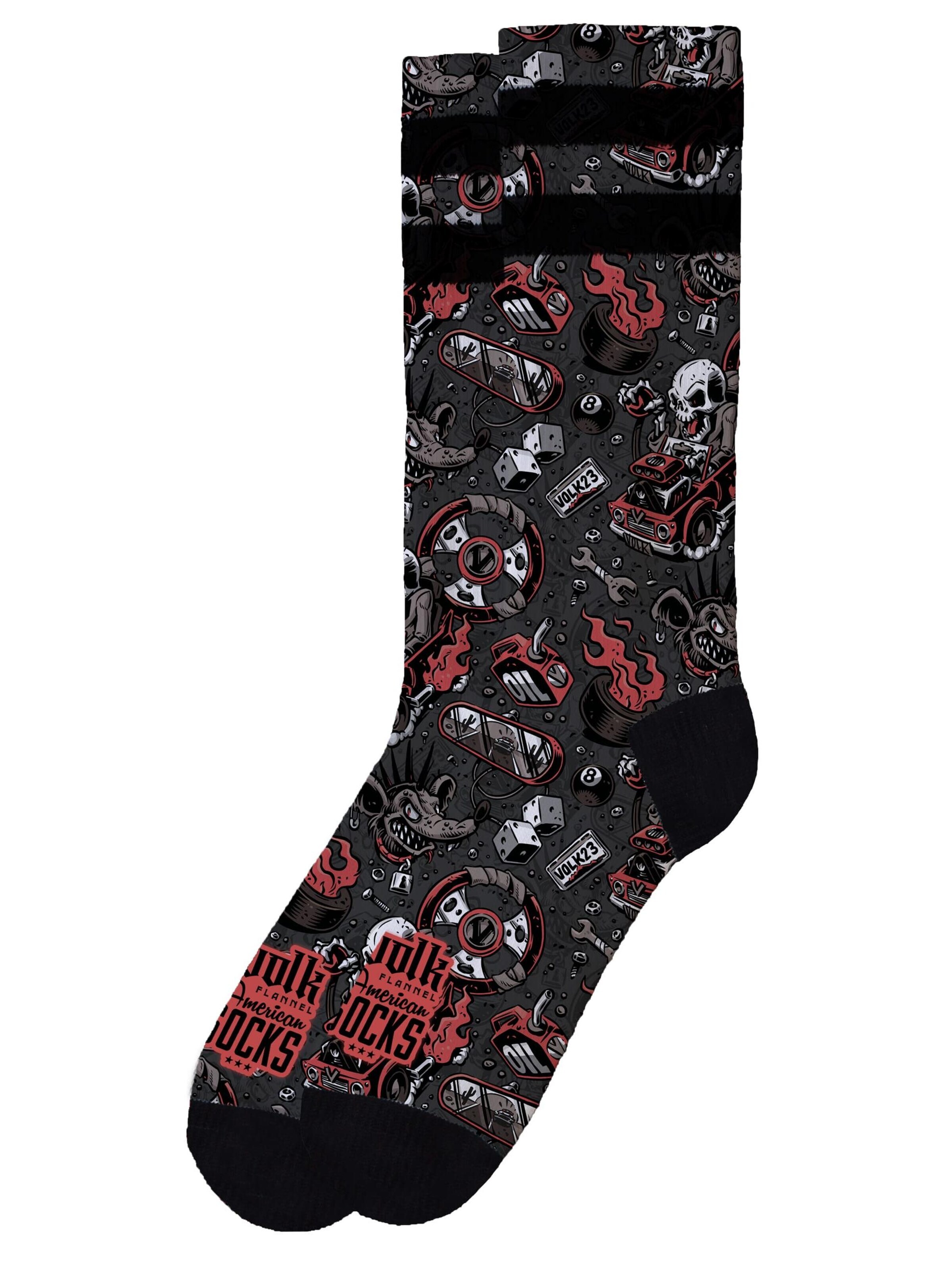 American Socks - Calcetines 'Roadsick - Mid High' en Mezcla de colores: frente