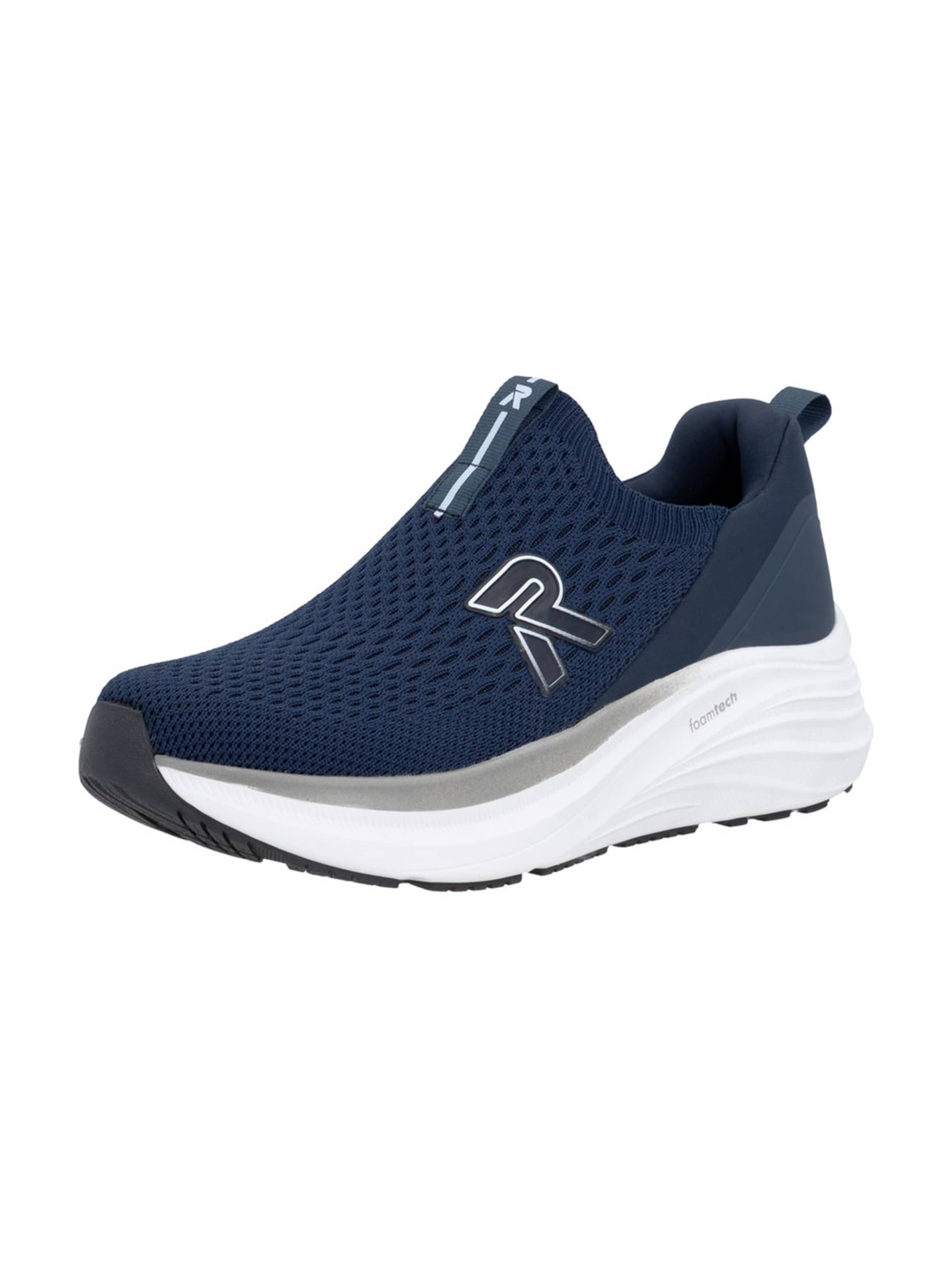 Rieker Slip On in Blau: Vorderseite