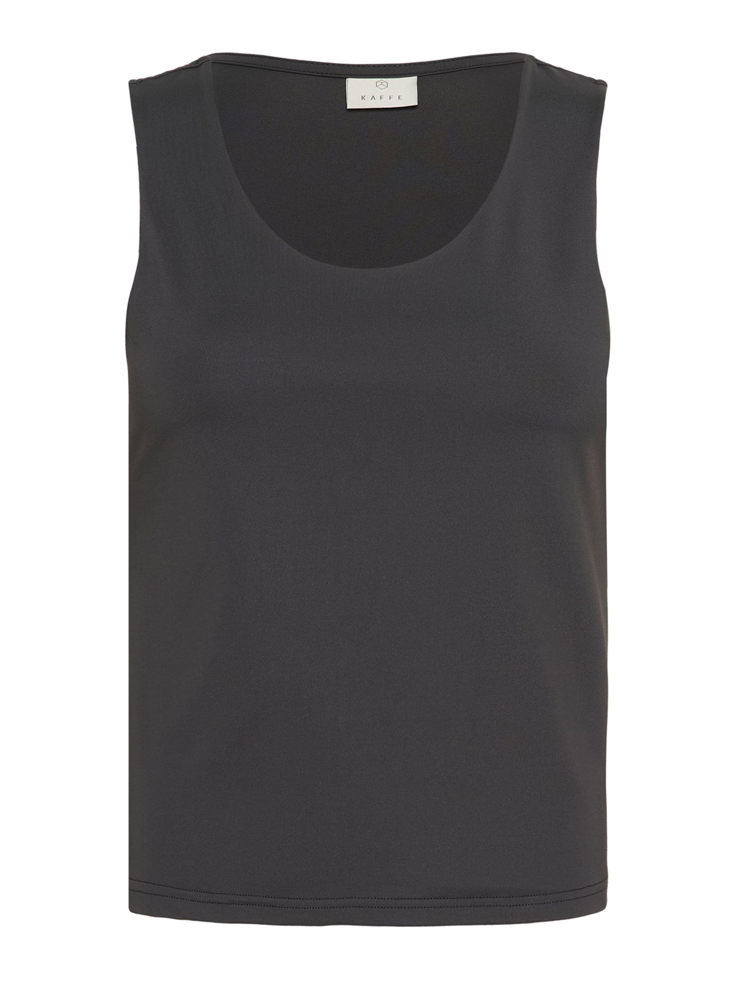 melns Kaffe Topiņš 'KAarina': no priekšpuses