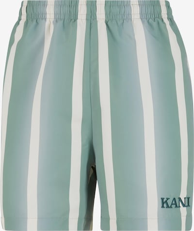 Kelnės iš Karl Kani, spalva – žalia / balta, Prekių apžvalga