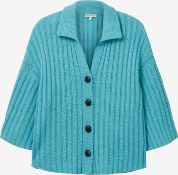 Cardigan TOM TAILOR en bleu : devant