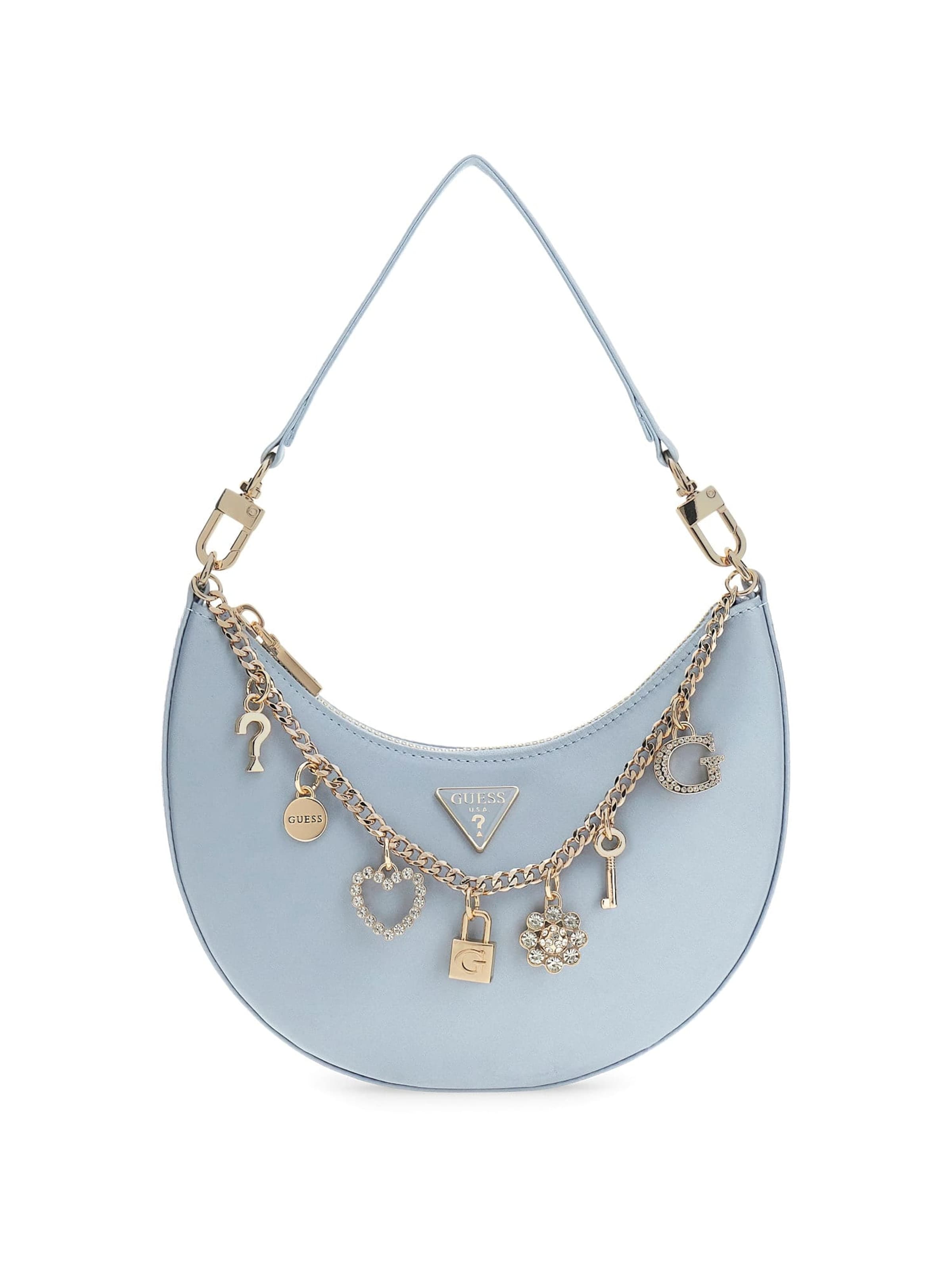 GUESS Shoulder Bag 'Tasmin' in Blue: front