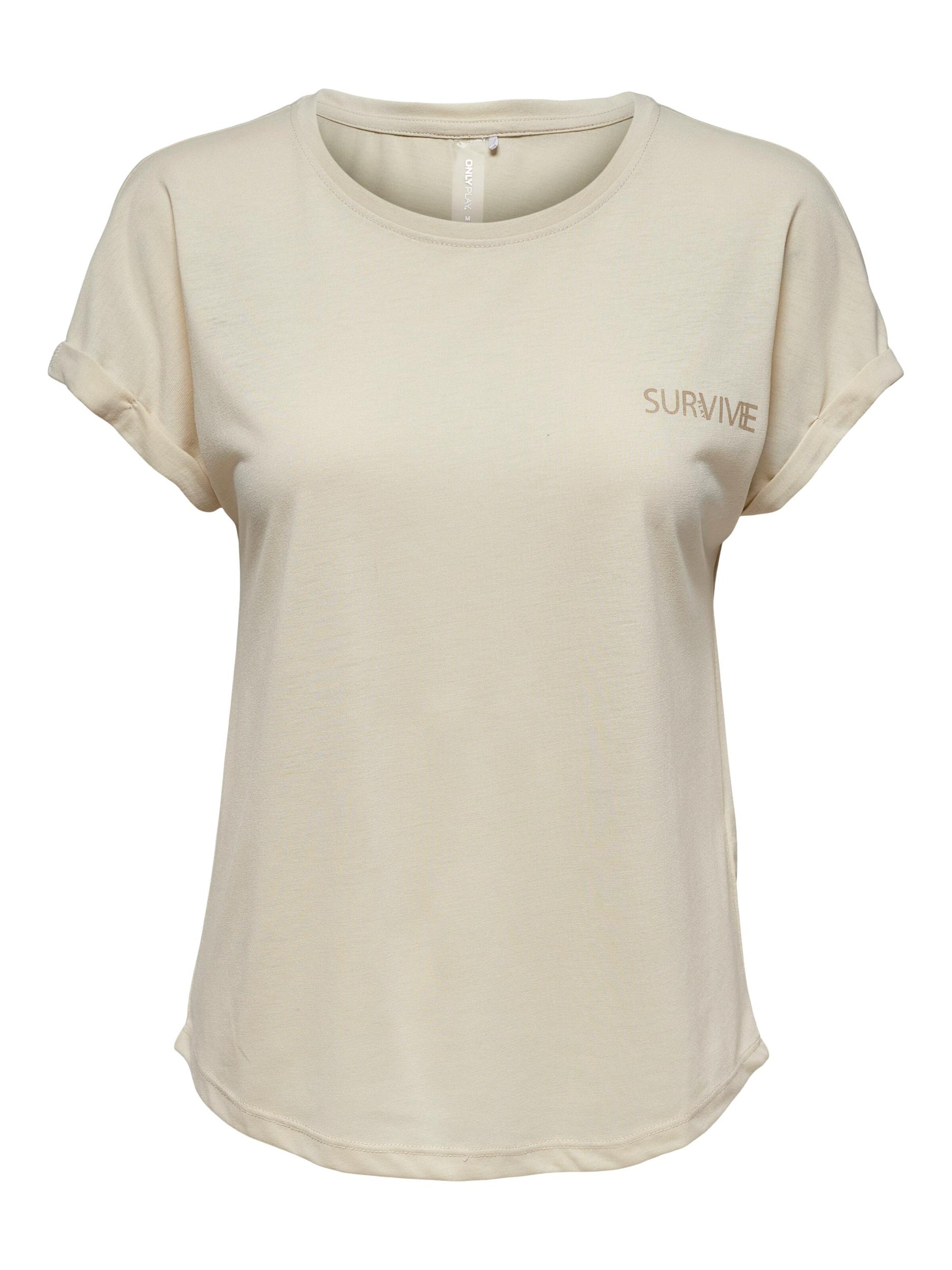 ONLY PLAY Maglia funzionale Frei in Beige 