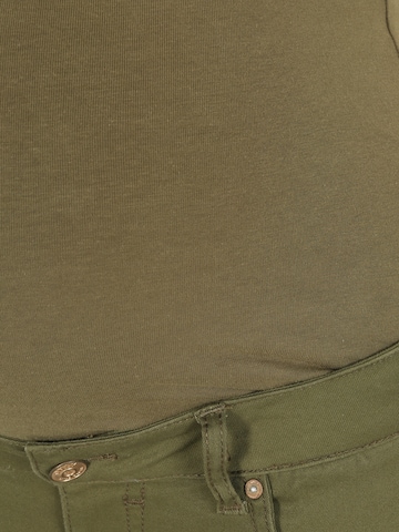 Only Maternity tavaline Klapptaskutega püksid 'MISSOURI', värv roheline