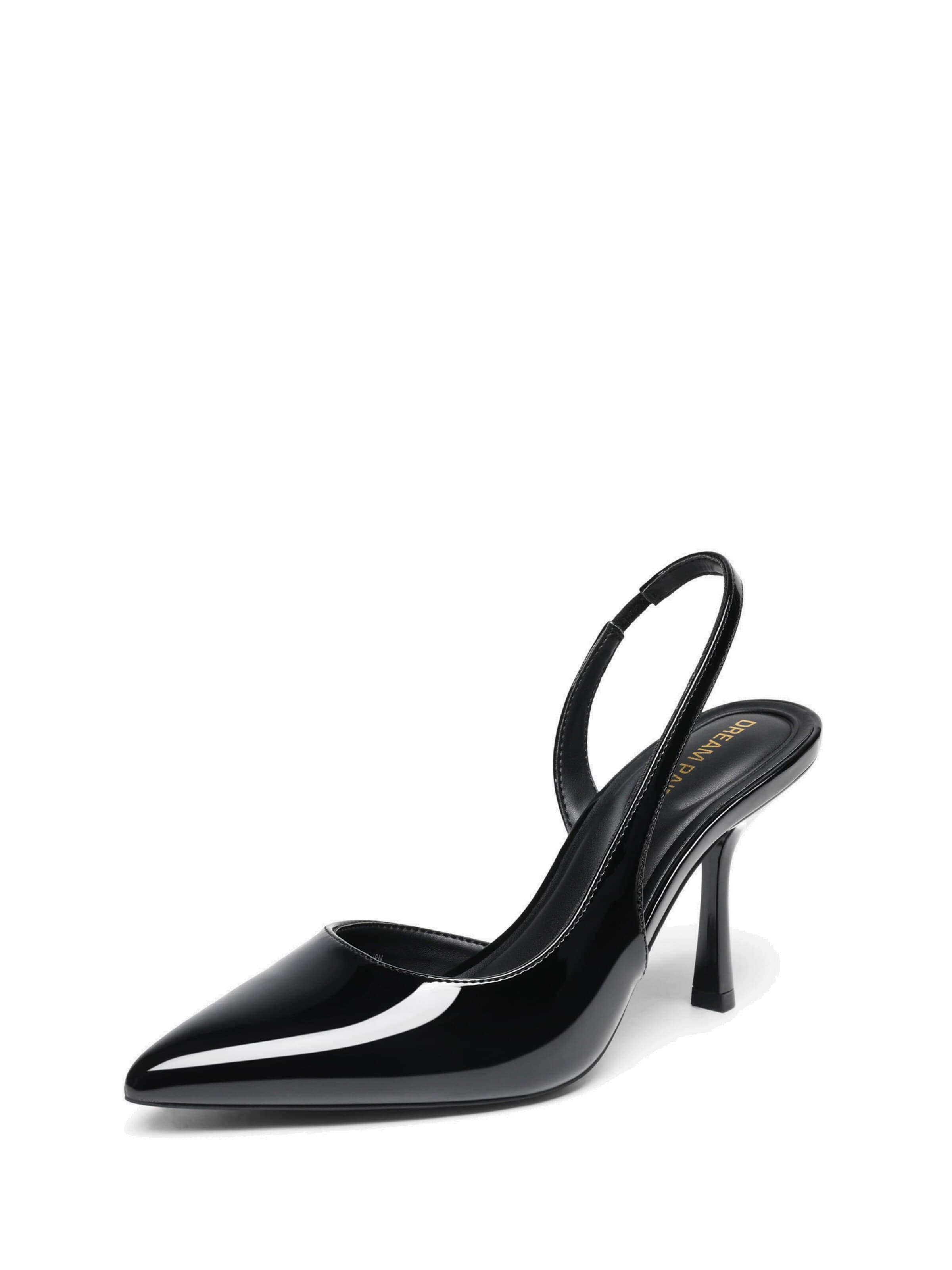 Dream Pairs Pumps 'Pumps Women's Slingback Pointed Toe Pump Heels' i svart: framsida