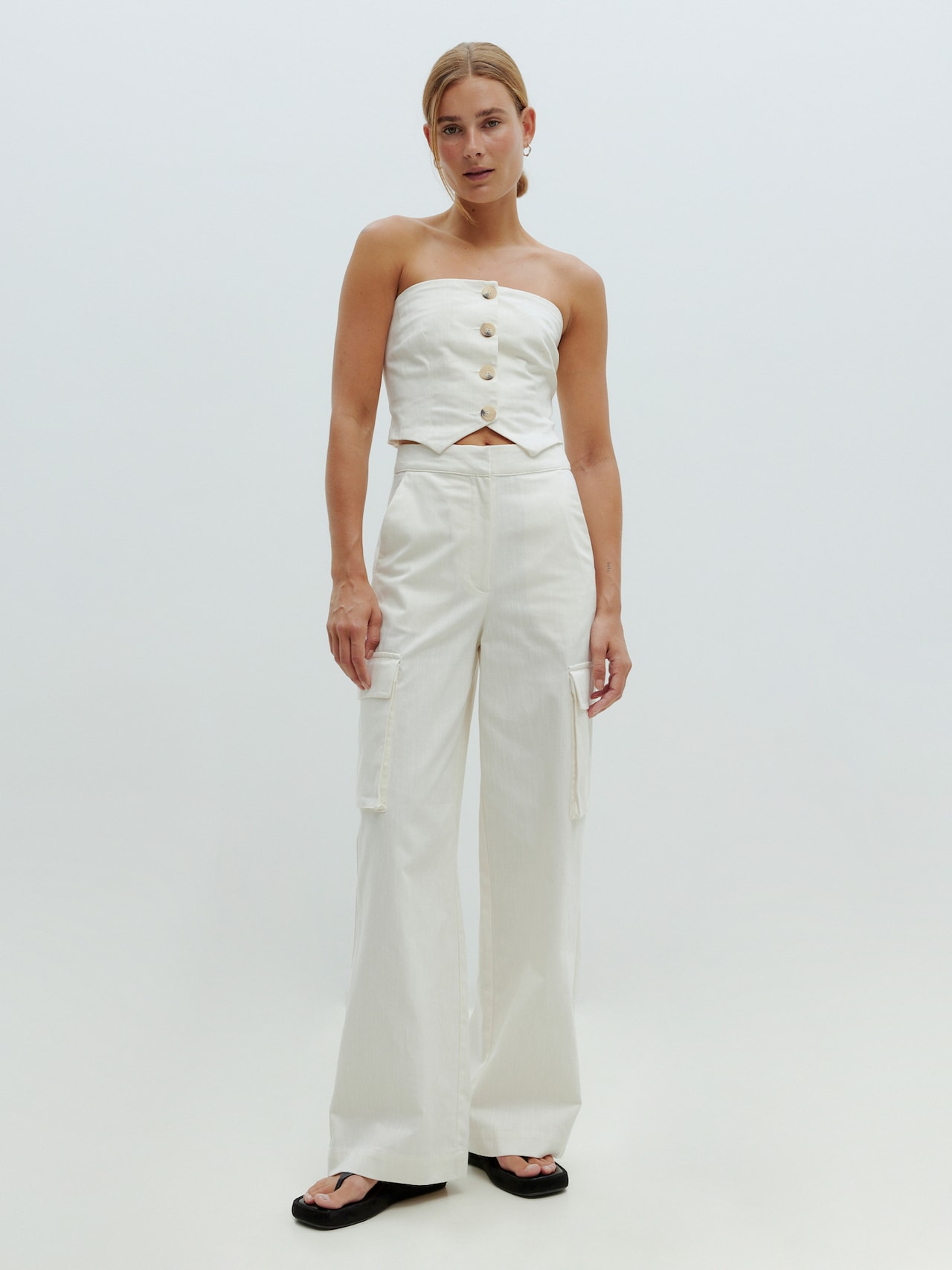 EDITED Cargobroek 'Malena' Crème