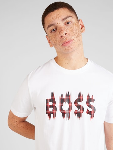 T-Shirt BOSS en blanc