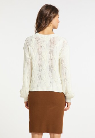 Pull-over Usha en blanc