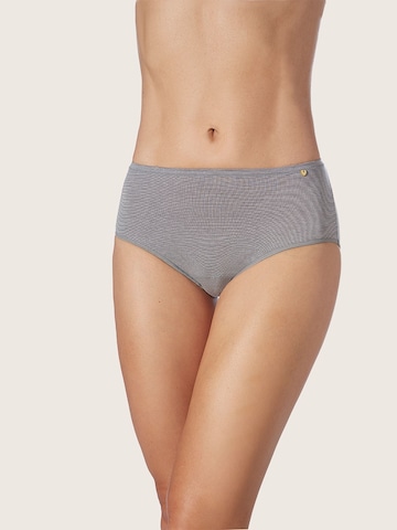 zd ZERO DEFECTS Boyshorts 'Atenea soy fiber high waist panty' in Grey: front
