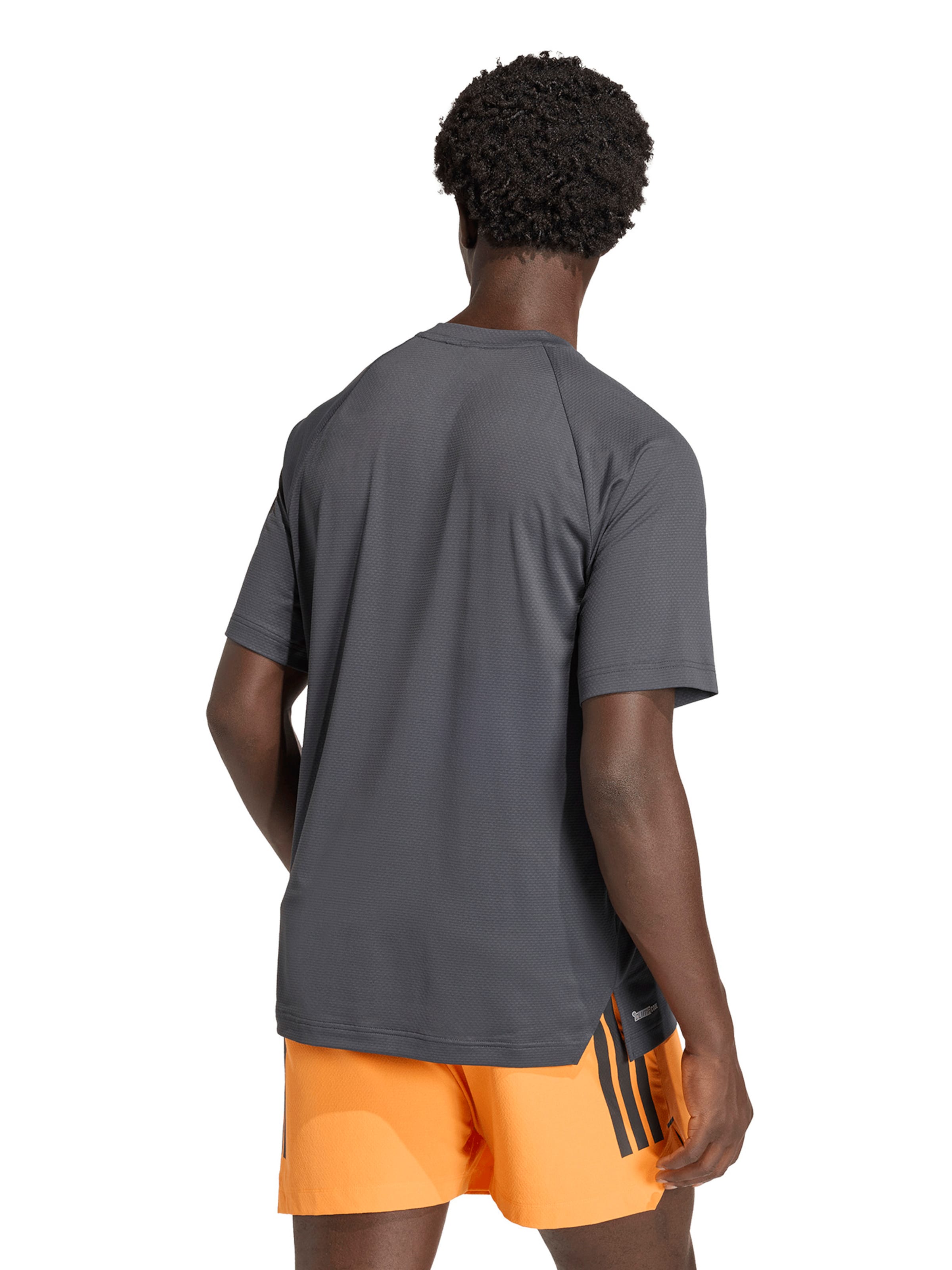 ADIDAS PERFORMANCE Funkcionalna majica 'TECHESS' | črna barva: zadnja stran