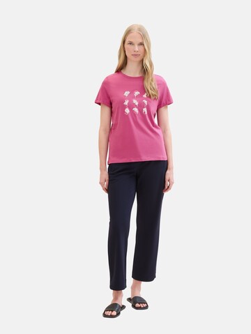 TOM TAILOR T-Shirt in Pink