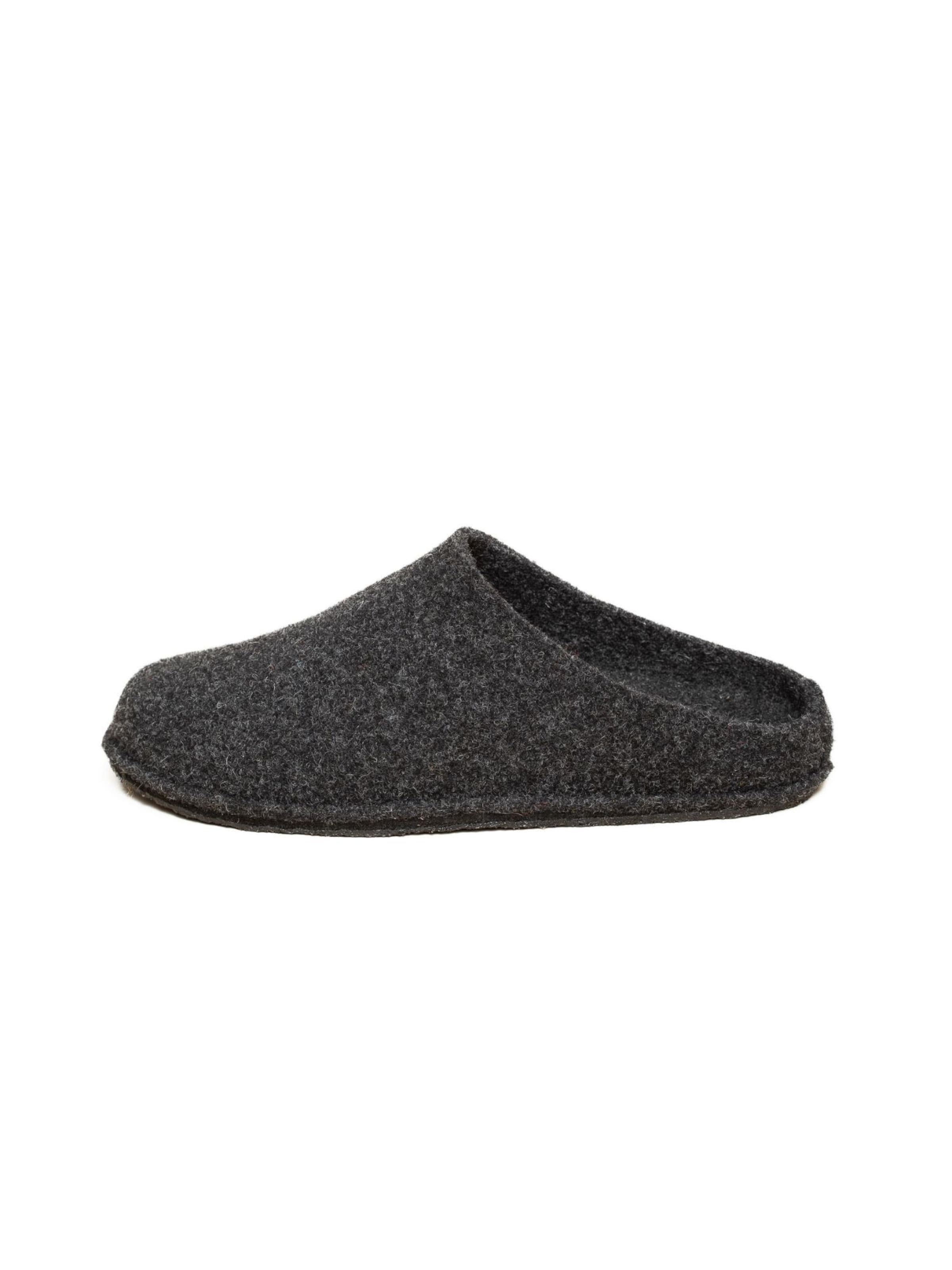 Gottstein Slippers 'Filzpantoffel Classic-CO' in Grey