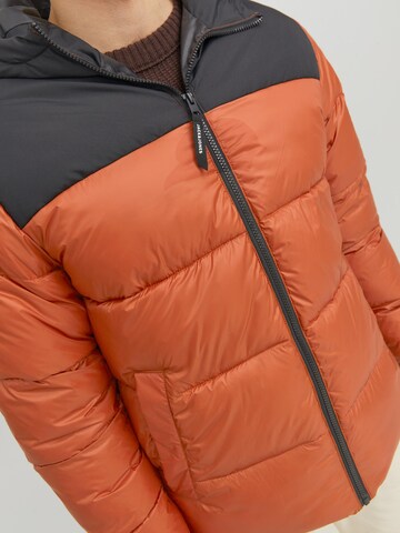 JACK & JONES Between-season jacket 'Toby' in Orange