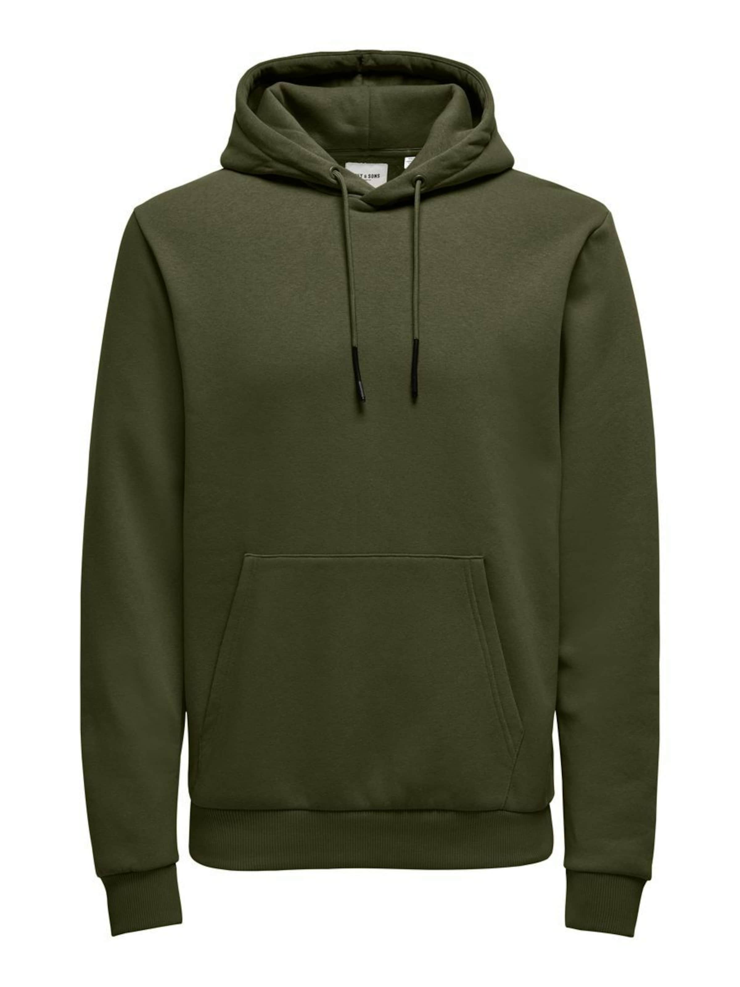 Only & Sons Sweatshirt 'ONSCERES' in Grün: Vorderseite