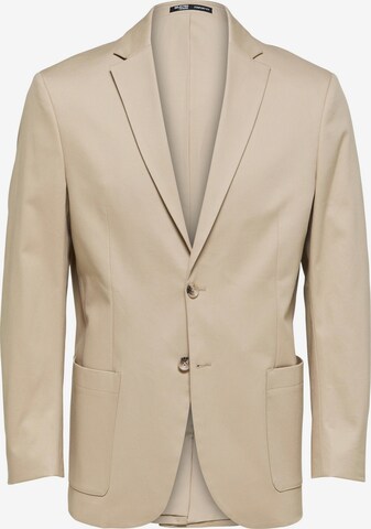 SELECTED HOMME Slim Fit Jakke 'GIBSON' i beige: forside