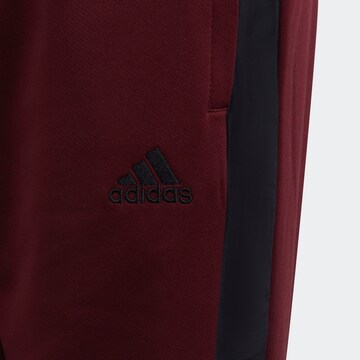 ADIDAS SPORTSWEAR Regular Workout Pants 'Tiro' in Red