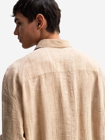 Giesto Comfort Fit Hemd in Beige