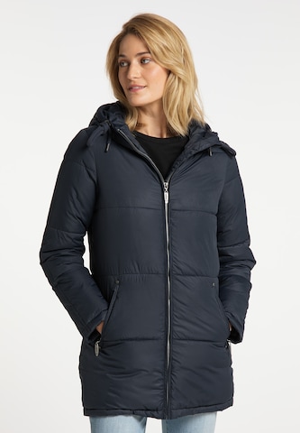 usha BLUE LABEL Winterjas in Blauw: voorkant