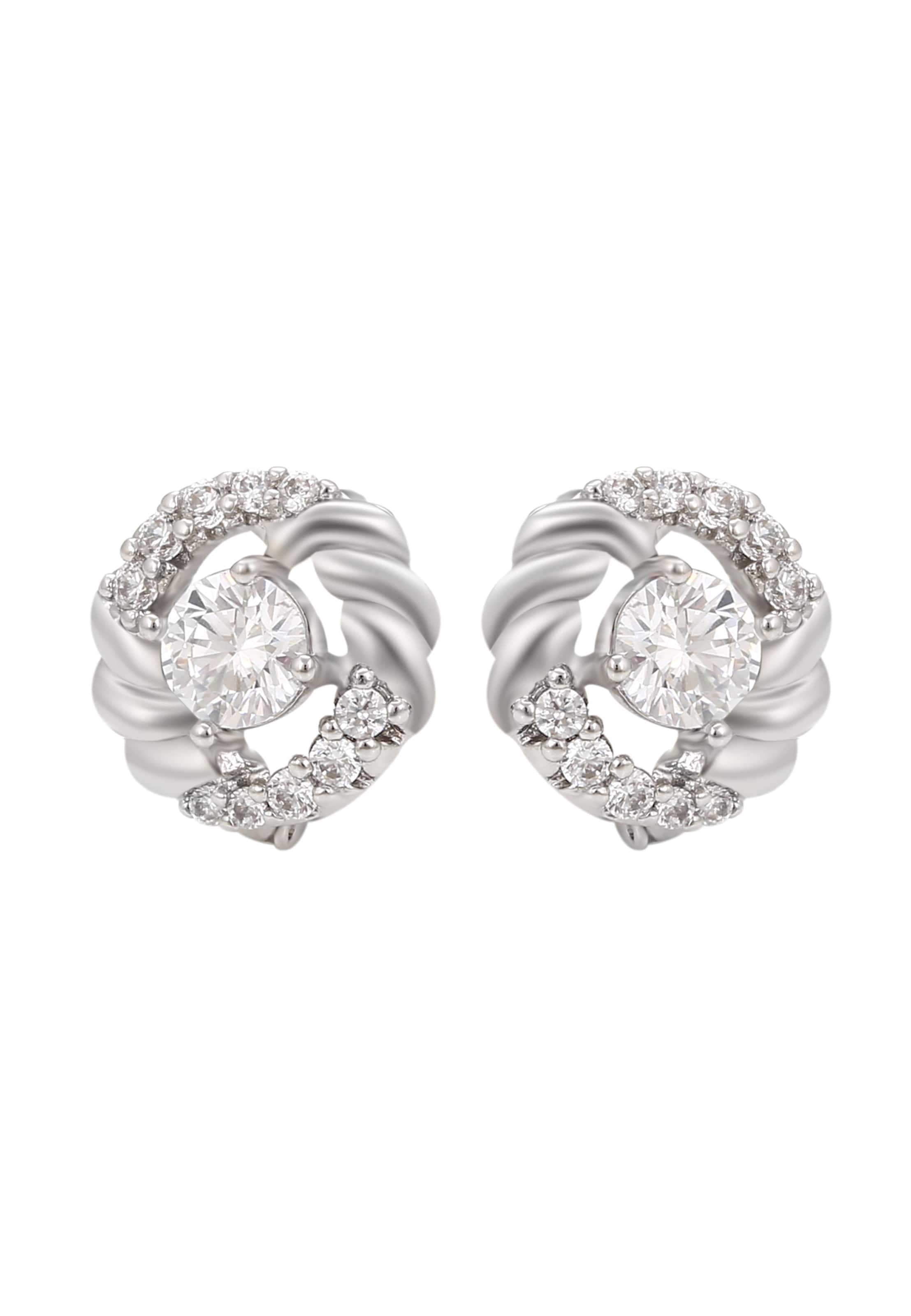 faina - Pendientes en plata: frente