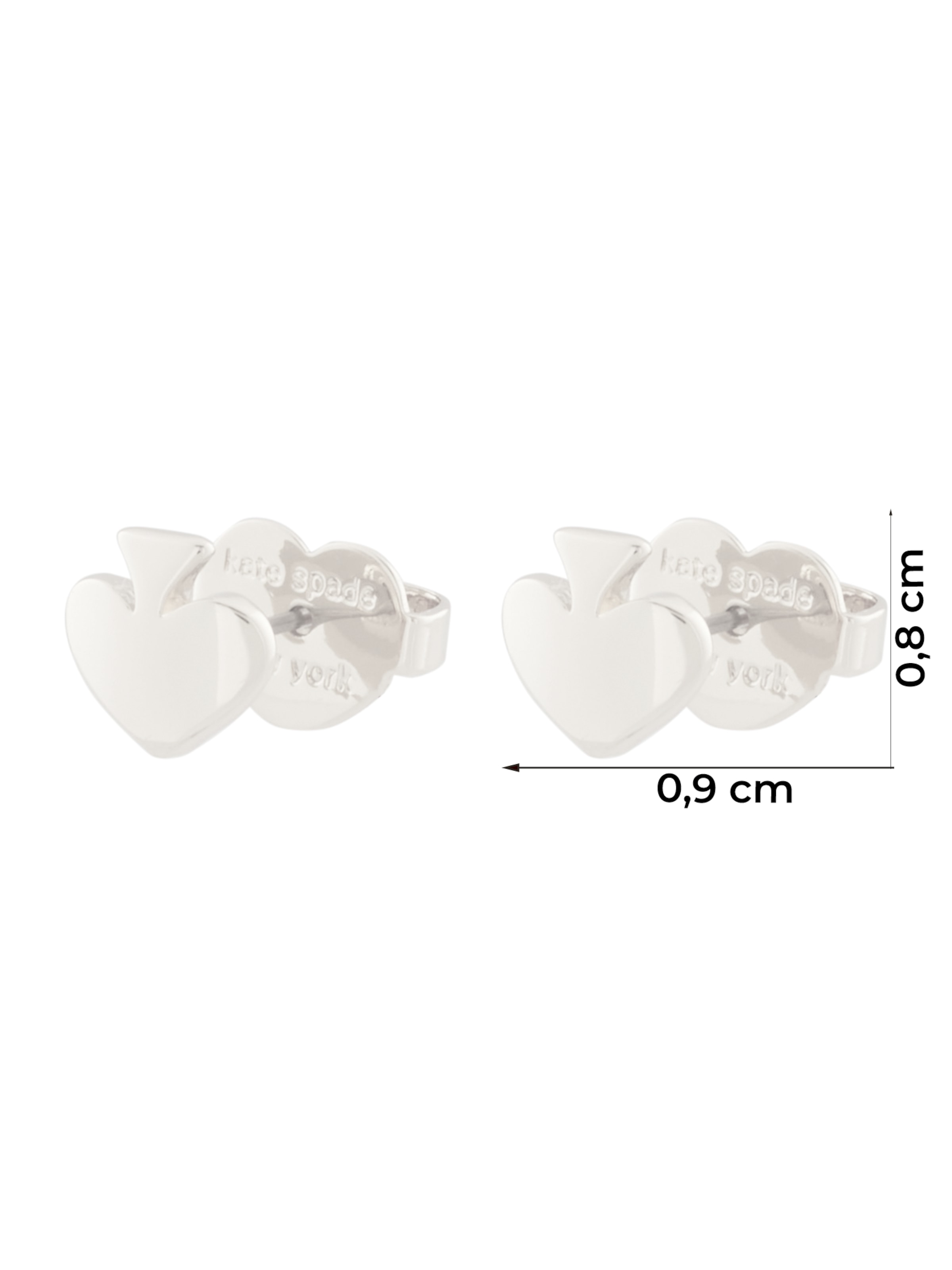 Boucles d'oreilles 'So Spade Studs' Kate Spade en argent