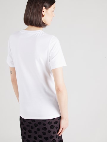 PIECES - Camisa 'FAST' em branco