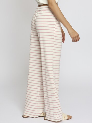 Wide Leg Pantalon 'Sveaa' Lilavie en rose