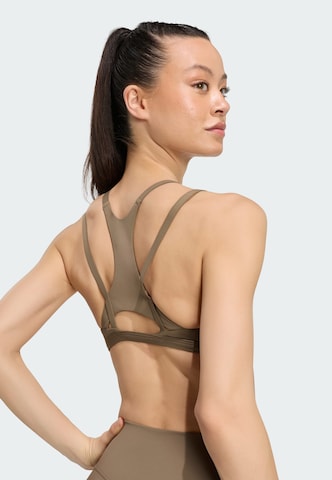 zaļš ADIDAS PERFORMANCE Bezvīļu Sporta krūšturis 'Optime Workout'