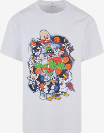 MT Upscale Shirt 'Space Jam Teamwork' in Wit: voorkant